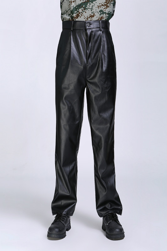 Pantalon cuir homme droit pour hiver - Ref 1478857 Image 18