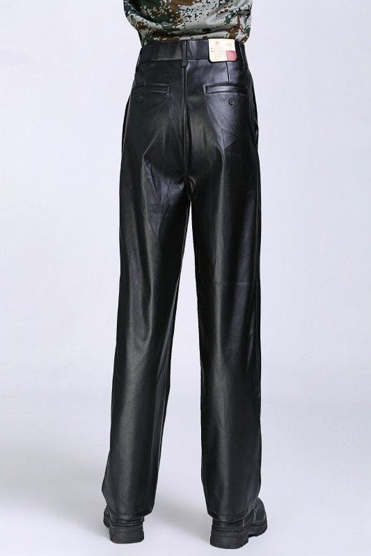 Pantalon cuir homme droit pour hiver - Ref 1478857 Image 19