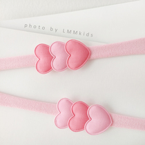 ins baby hair band pink heart-shaped cute baby girl princess hair accessories Korean Baby Full Moon headdress