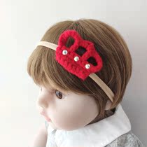 Crown birthday headwear cute baby hair band female baby princess hair accessories newborn baby full moon 100 days floral headdress