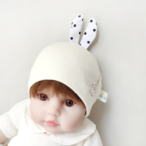 Cute baby hats spring autumn and winter men and women baby caps 0-3 months newborn baby fontanelle caps all Cotton