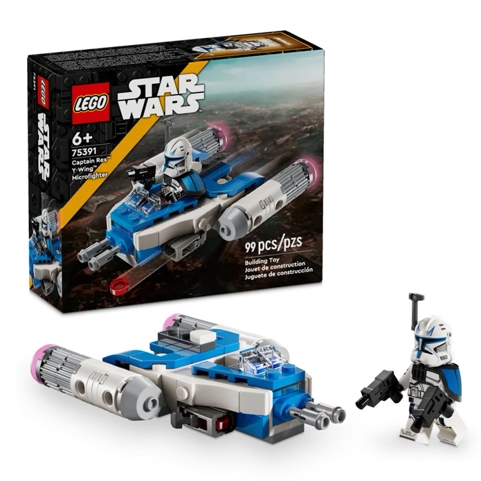Genuine Lego 75391 Captain Rex Y-Wing Mini Fighter Building Block Toy Gift Genuine Lego 75391 Captain Rex Y-Wing Mini Fighter Building Block Toy Gift