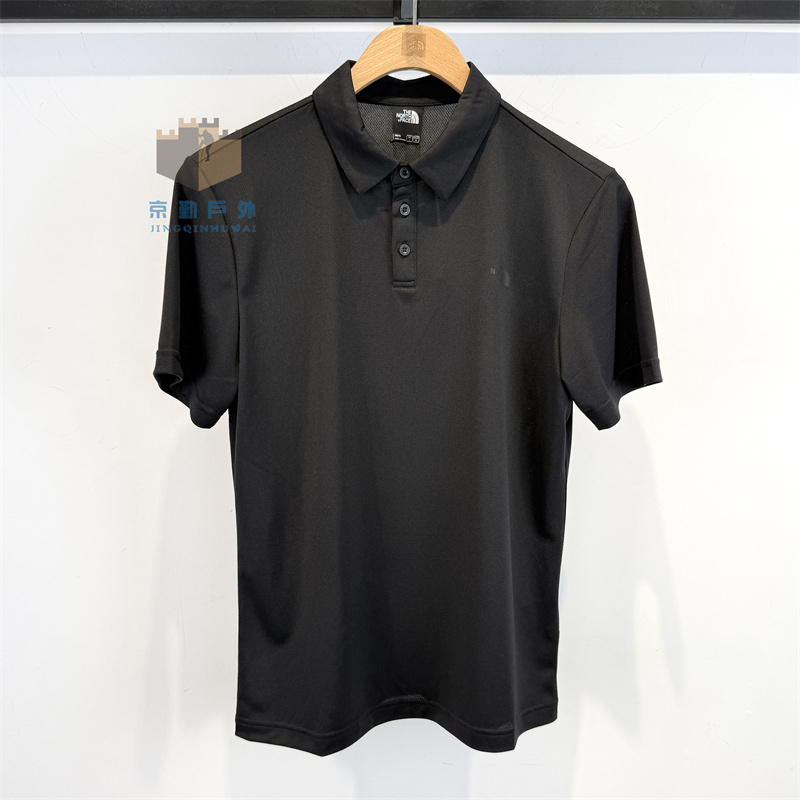 26 Spring and Summer New Style Thenorthface Short-Sleeved T-Shirt Men's Outdoor Sports Breathable Polo Shirt | 8Hqx