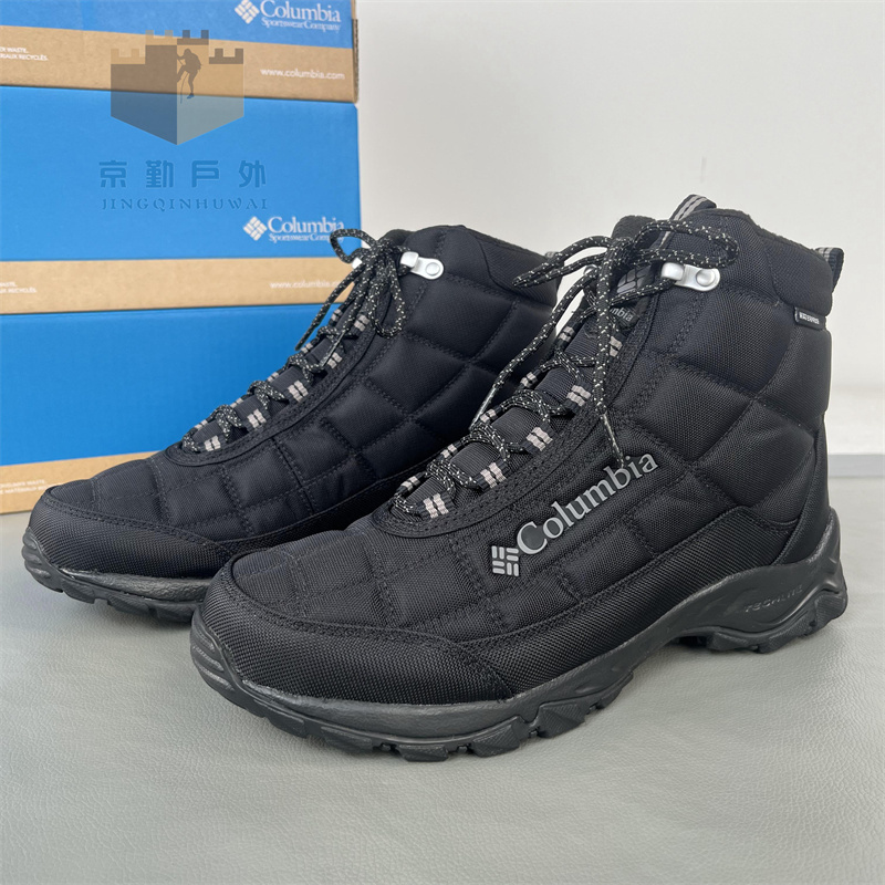 New Autumn and Winter Columbia Men's Outdoor Waterproof Fleece-Lined Quilted Warm Snow Boots Hiking Shoes New Autumn and Winter Columbia Men's Outdoor Waterproof Fleece-Lined Quilted Warm Snow Boots Hiking Shoes