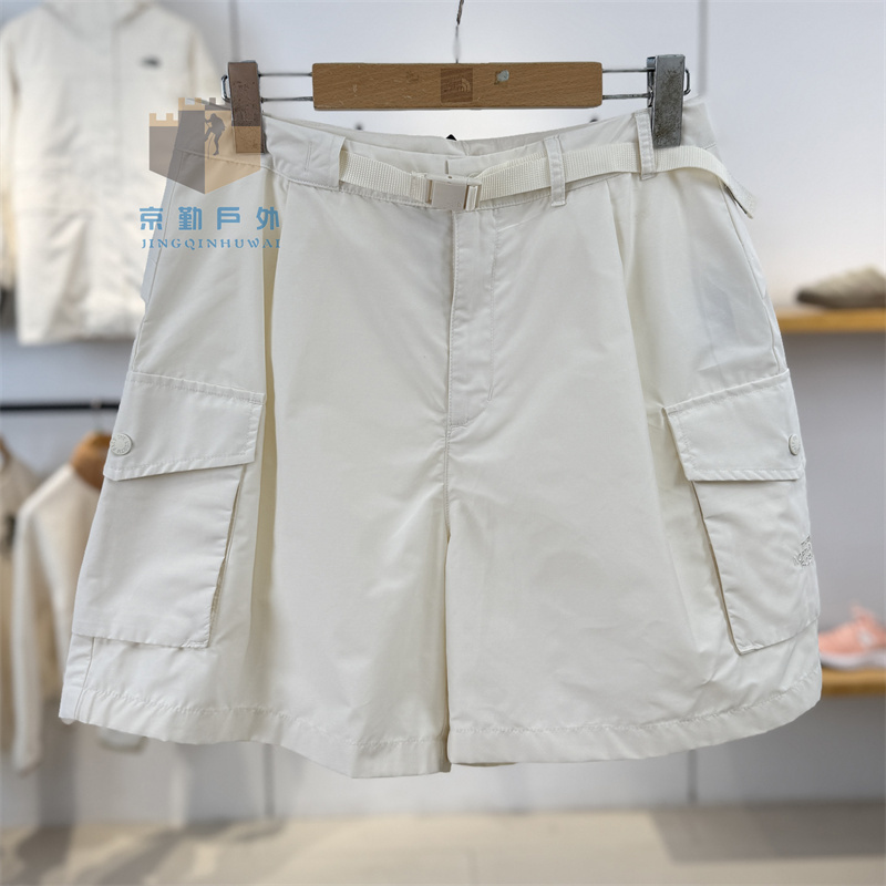 Spring and Summer New the North Face Outdoor Women's Pants Camp Windproof Breathable Hiking Cargo Shorts 8C58