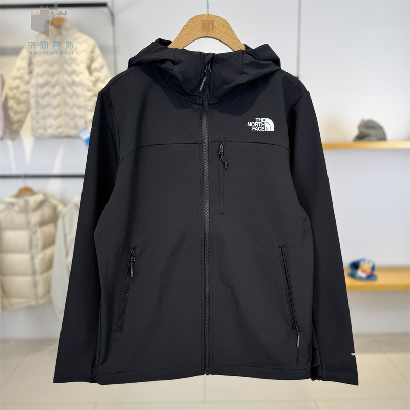26 Autumn/Winter New Thenorthface Men's Outdoor Windproof Thin Fleece Hooded Softshell Jacket 8Kgh 26 Autumn/Winter New Thenorthface Men's Outdoor Windproof Thin Fleece Hooded Softshell Jacket 8Kgh