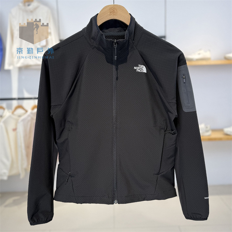 26 Spring/Summer New the North Face Outdoor Women's Windproof and Water-Repellent Softshell Jacket with Stand Collar 8Dfd