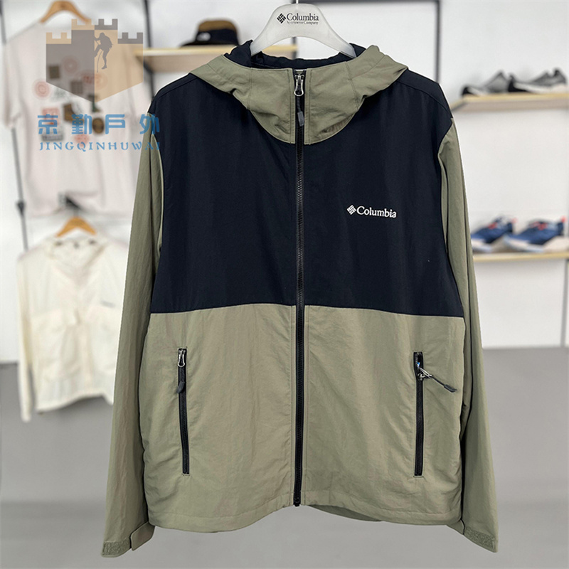 Spring and Summer New Columbia Casual Clothing Men's Outdoor Sports Hooded Jacket Xe3394