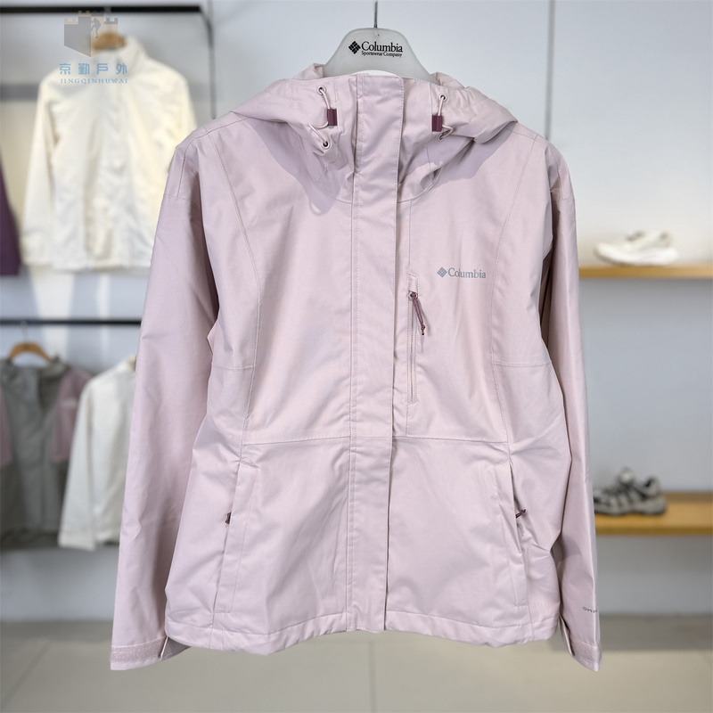 26 Autumn/Winter New Columbia Women's Outdoor Waterproof and Windproof Hooded Single-Layer Jacket Wr0533