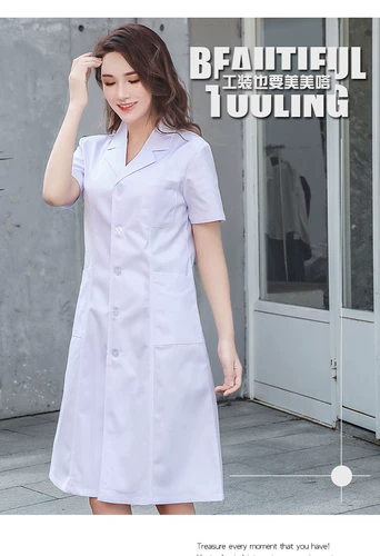 Униформа врача, белый халат, пальто подходит для мужчин и женщин, демисезонный лонгслив для работы, большой размер