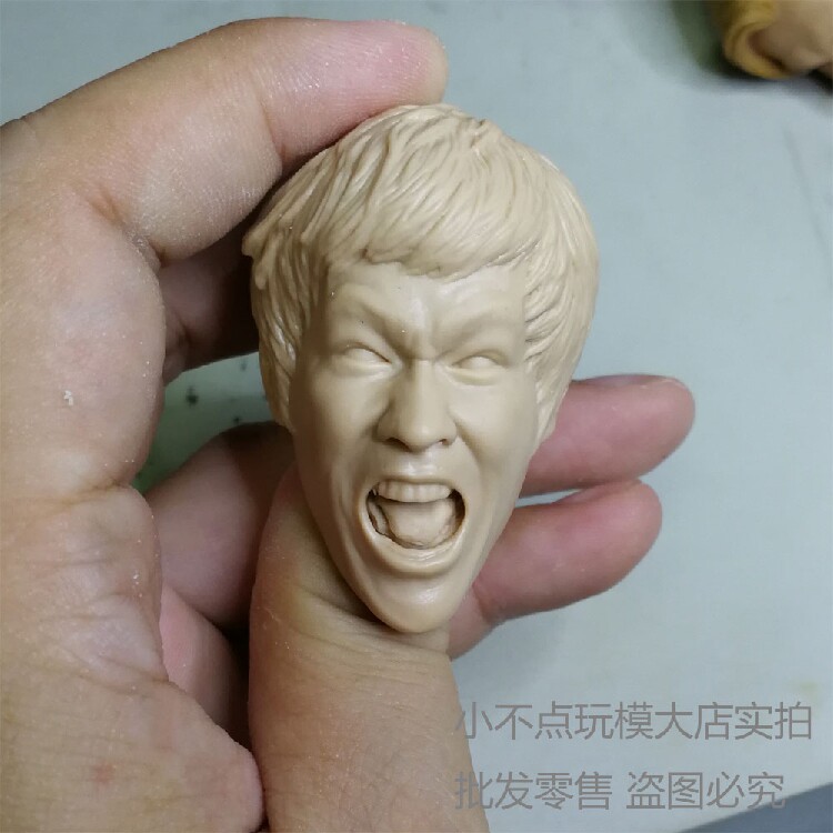 1 6 white mold Li Xiaowi Dang Mountain Big Brother Angry Expression Soldier Accessories