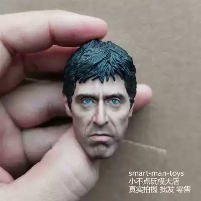 1 6 soldier model Scarface Al Pacino head carving spot