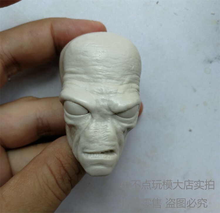 1:6 White Mould Cad Bain White Model Star Wars White Caiyu Head is larger than a little soldier accessories