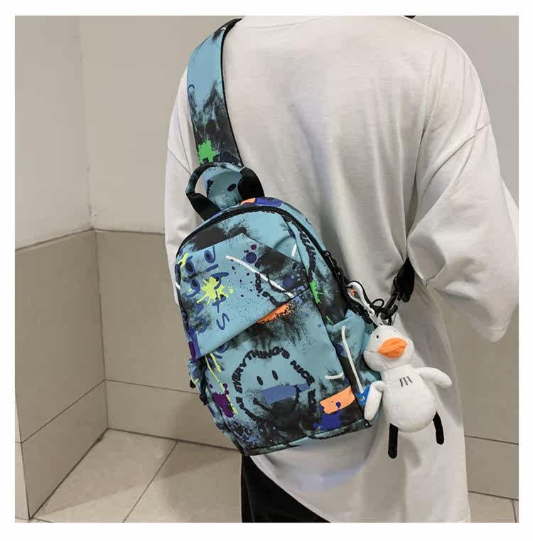 Fashion Boy Leisure Travel Rush Bag Elementary School Kids Ultralight Boy Travel Bag Children Single Shoulder Sloped Satchel Bag
