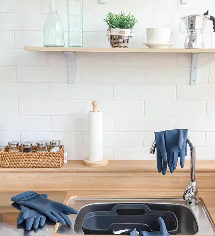 Перчатки для уборки 韩国进口komax长款家务清洁橡胶乳胶手套ins洗衣洗碗胶皮手套厨房