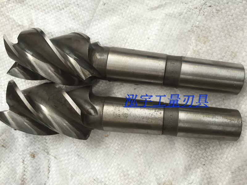 Second-hand Shanggong taper shank end mill Mohs No. 4 4-edged milling cutter-mm45 mm50