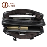 Вместительная и большая сумка на одно плечо, кожаный ноутбук, бизнес-версия, из натуральной кожи, 15.6 дюймов