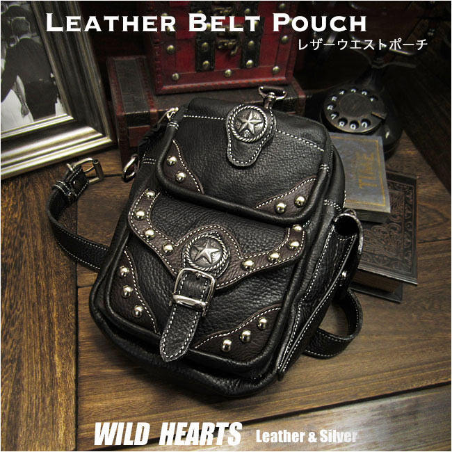 Pure Cow Leather Handout Purse Hareindian Retro Locomotive Rider phone bag Single shoulder bag Keybag leg bag 