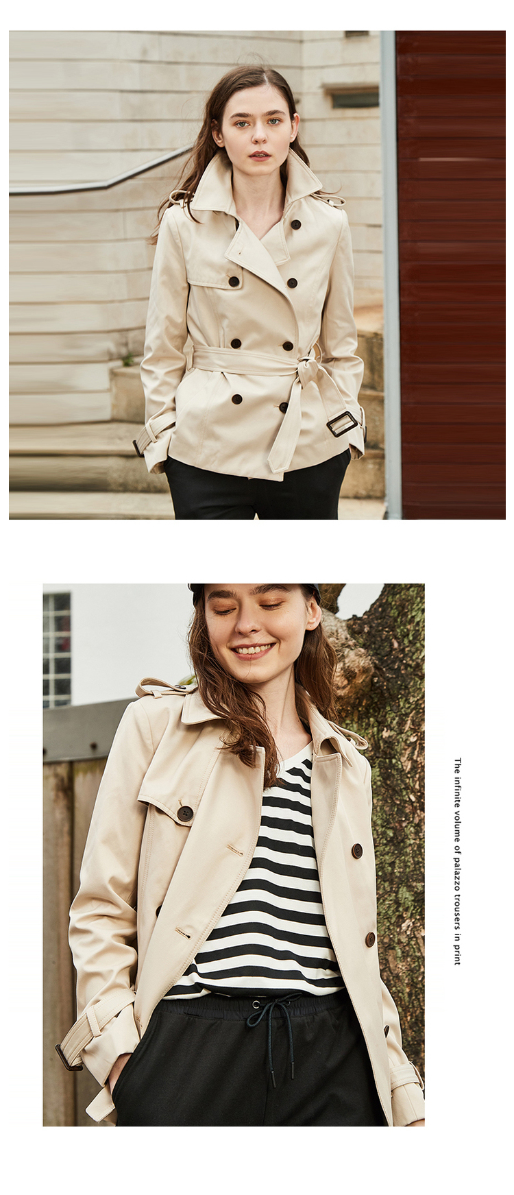 Trench pour femme en Coton - Ref 3225803 Image 10