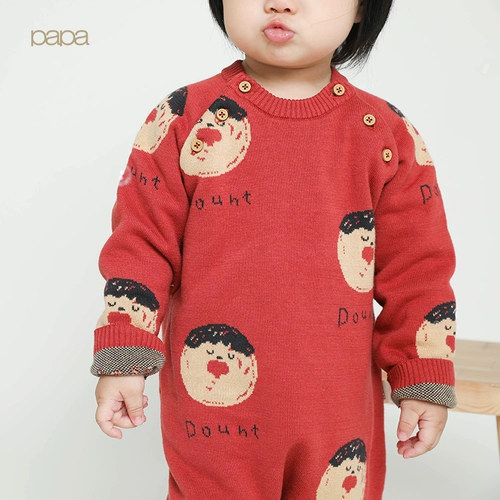 Папа восхождение на осенние и зимние мужчины и девушки полная вата