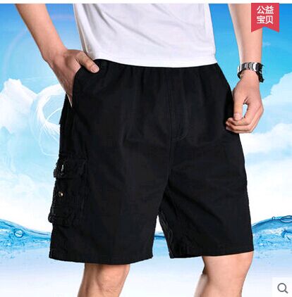 Trung niên và ngắn tay của nam giới mùa hè lỏng mặc bảy-quần cha trung niên tuổi trung niên quần 40-50 tuổi trung tầng quần