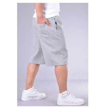 Mùa hè quần soóc nam trung niên bố tải cotton cỡ lớn rộng 40 tuổi 50 quần trung niên giản dị quần bò nam đẹp