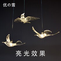 Art Lights Bird Ceiling Decoration Air Hanging Decoration Cafe Shopping Mall Hotel Corridor Ceiling Hanging Decoration