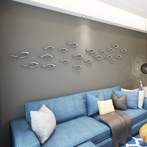 Creative home accessories Wall Wall pendant wall decoration wall decoration three-dimensional electroplating fish