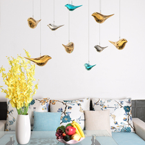 Shopping mall air pendant hanging decoration creative hotel clubhouse decoration ceiling hanging ornaments bird ceiling