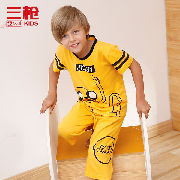 三枪 探险活宝儿童家居服套装 优惠券折后￥39.9包邮（¥ 69.9-30）