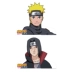 Galaxy Anime Naruto Anime Móc treo Uzumaki Naruto Uchiha Itachi Giá phơi hai chiều Móc áo ngoại vi - Carton / Hoạt hình liên quan