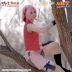 Bộ đồ cosplay chính hãng của NARUTO Naruto Sakura Haruno Sakura Sakura Blast COS - Cosplay