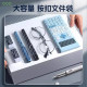 Thickened A4 Document Bag, Transparent Plastic, Large Capacity, Snap-Button Test Paper Storage Bag, Student File Document Bag