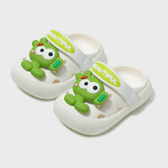 Children's Slippers for Boys and Girls, Summer Baby Clogs, Soft-Soled Cartoon Non-Slip Toddler Beach Shoes