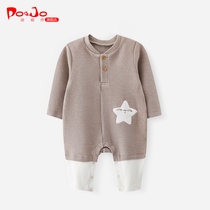 Piao Qiao winter clothes baby conjoined clothes baby newborns out to carry clothes in winter thick warm climbing clothes outside