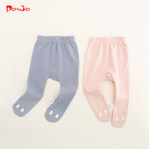 Piao Qiao Spring and Autumn Childrens Baby Pants Boy Leggings Wear Cute Girls Baby Warm Pants 0-4 Years