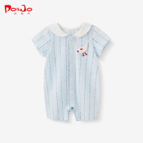 Piao Qiao summer clothes baby clothes for men and women babies out of clothing jumpsuit cute Net red cute ha clothes summer
