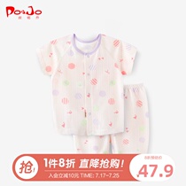 Pirocho short sleeve suit 0 Summer girls  clothes 1 Baby childrens clothes 2 Baby childrens summer shorts 3 years old cotton