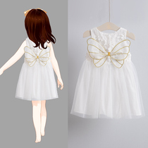 Girl dress 2021 summer new baby dress baby summer dress foreign style Net Red girl children princess dress