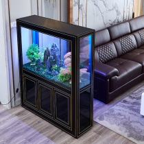 Light Extravagant Fish Tank Living Room Home Medium Large Screen Partition Bottom Filter Rectangular Glass Aquarium Eco-free water