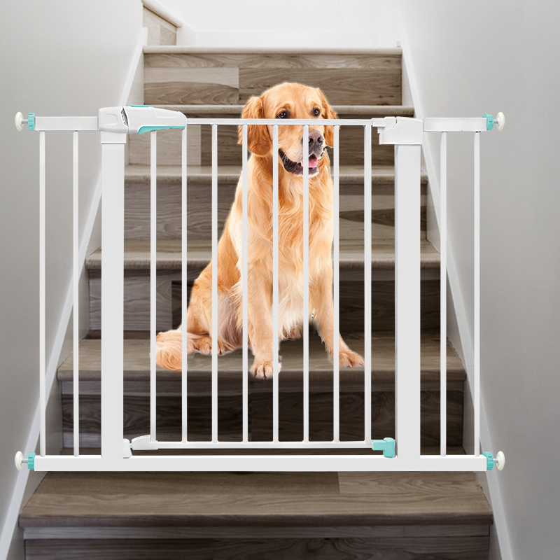 Stairway fence Child safety Baby door fence Fence Fence Fence Pet isolation dog Fence pole free hole