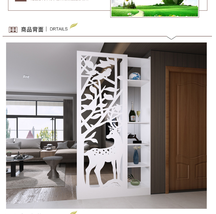 Đơn giản hiện đại màn hình thời trang sáng tạo phân vùng tủ trang trí đơn giản phòng khách phòng ngủ di chuyển hội trường lối vào tủ - Màn hình / Cửa sổ lam gỗ phòng khách đẹp