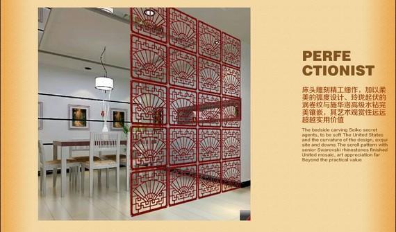 Màn hình vách ngăn phòng khách Trung Quốc giả cổ điển gỗ rắn chạm khắc màn hình văn phòng phòng ngủ lối vào cửa thời trang treo màn hình - Màn hình / Cửa sổ song cửa sổ gỗ đẹp