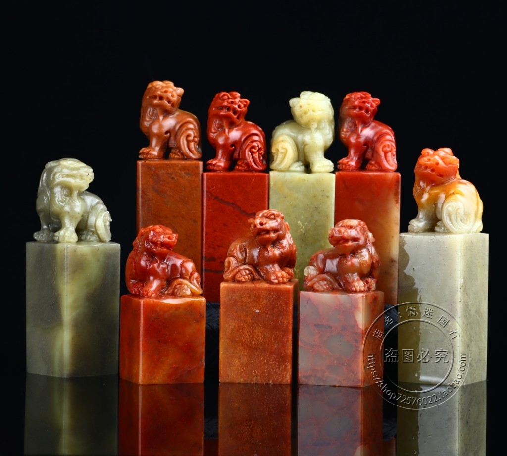 文人雅士必备！寿山石印章，青石貔貅章料的那些事儿你知道多少？--淘宝