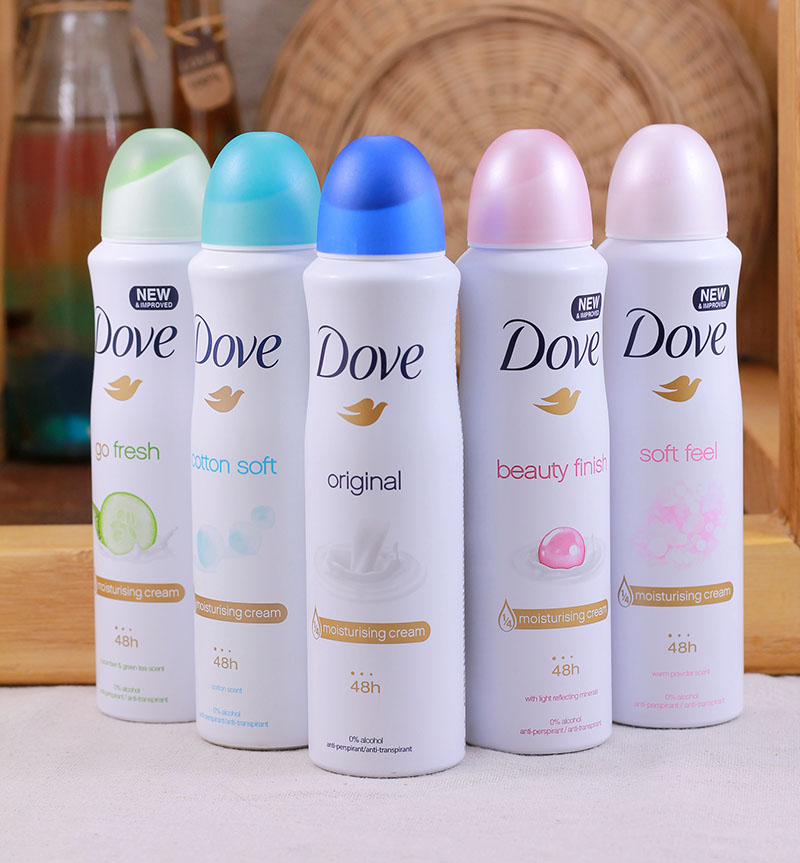 DOVE Ms. Dove antiperspirant deodorant spray antiperspirant liquid 150ML cucumber original flavor rose lemon imported from Germany