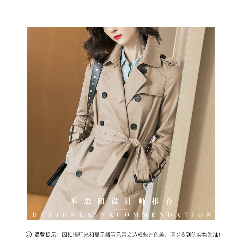 Trench pour femme en Coton - Ref 3227332 Image 8