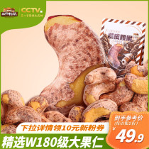 Recommended _ Three squirrels _ quantity of purple cashew nut 500g) Fried snacks with leather nuts dried fruit