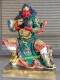 Statue of Guan Gong, Guandi, the Holy Lord of Spring and Autumn, Guan Gong, Guan Er, Zhou Cang, Guan Ping, Guardian Statue, Resin Bronze Sculpture Ornament