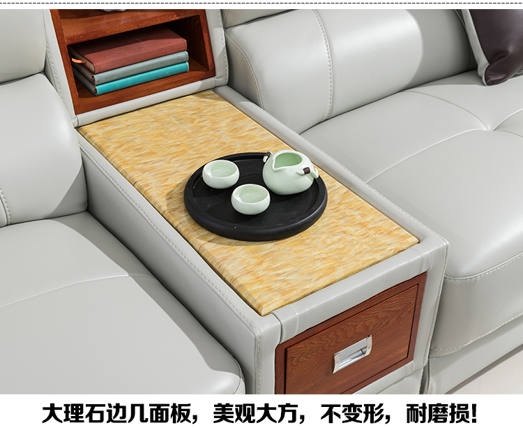 Full da lớp đầu tiên của sofa da phòng khách hiện đại sofa nhỏ gọn thương hiệu dương tính cao cấp tất cả-da sofa ngôi nhà lớn - Ghế sô pha sofa văng