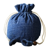 Система хранения, тканевый мешок, сумка, портативный чайный сервиз, чайная чашка для путешествий, ювелирное украшение, упаковка, на шнурках